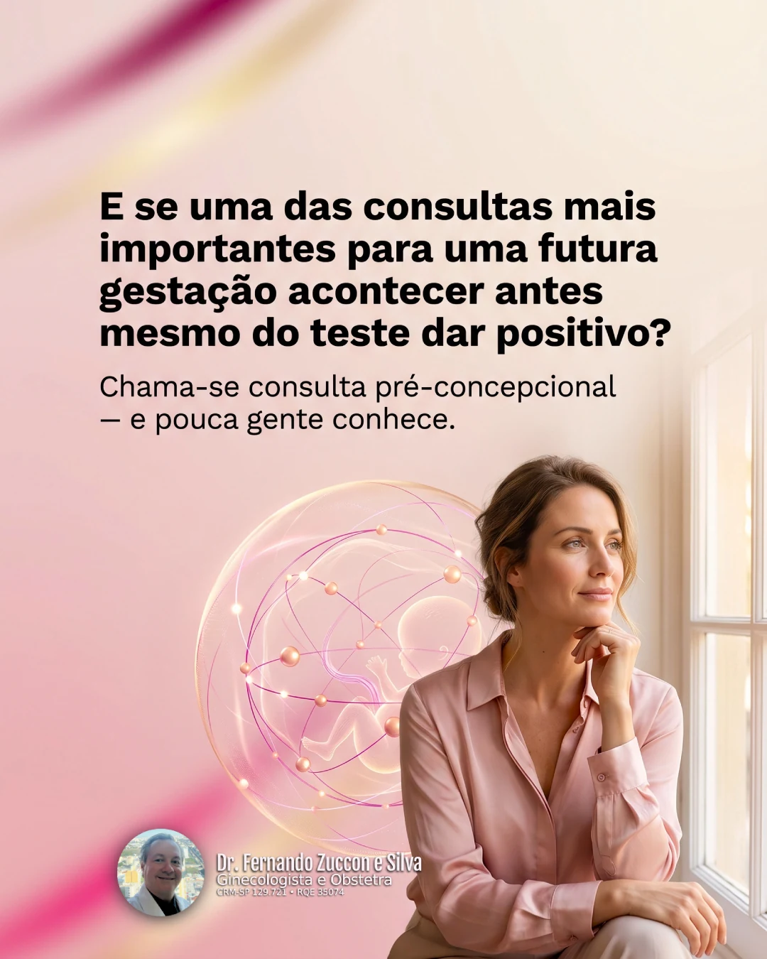 Carrossel Dr. Fernando Zuccon - Consulta pré-concepcional antes da gestação